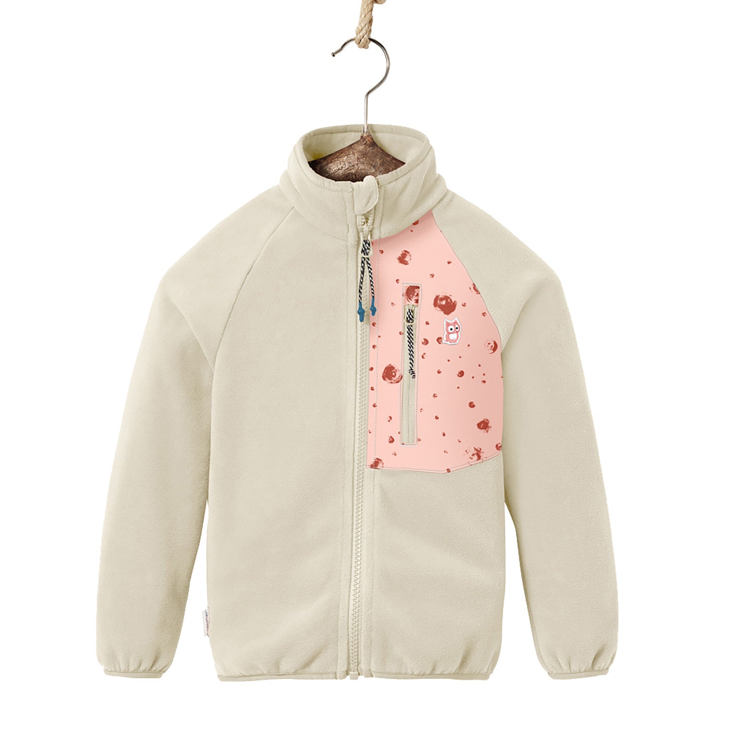 Namuk Kids Avan Bio Fleece Jacket Teddy Sunset rose 1