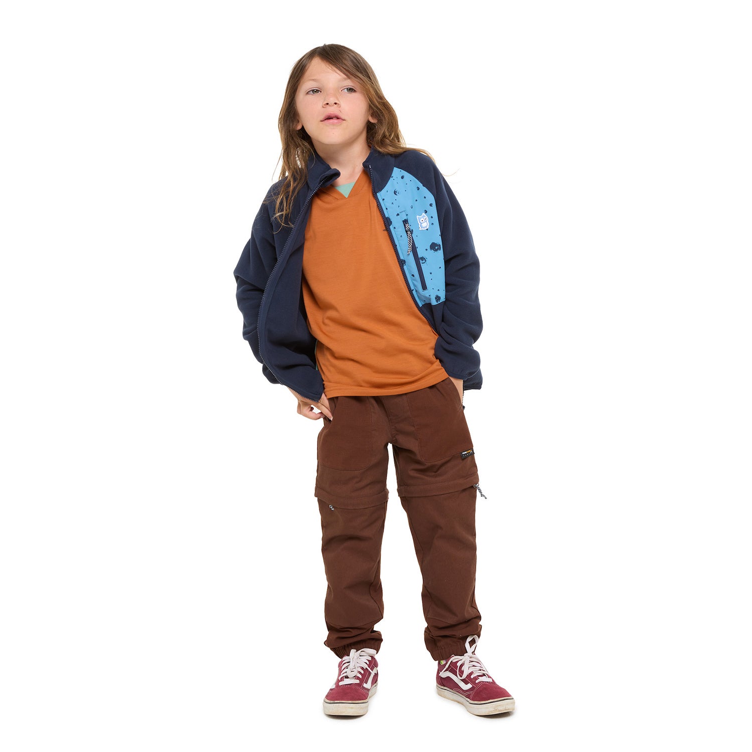 Namuk Kids Avan Bio Fleece Jacket True navy Bluebalu 4