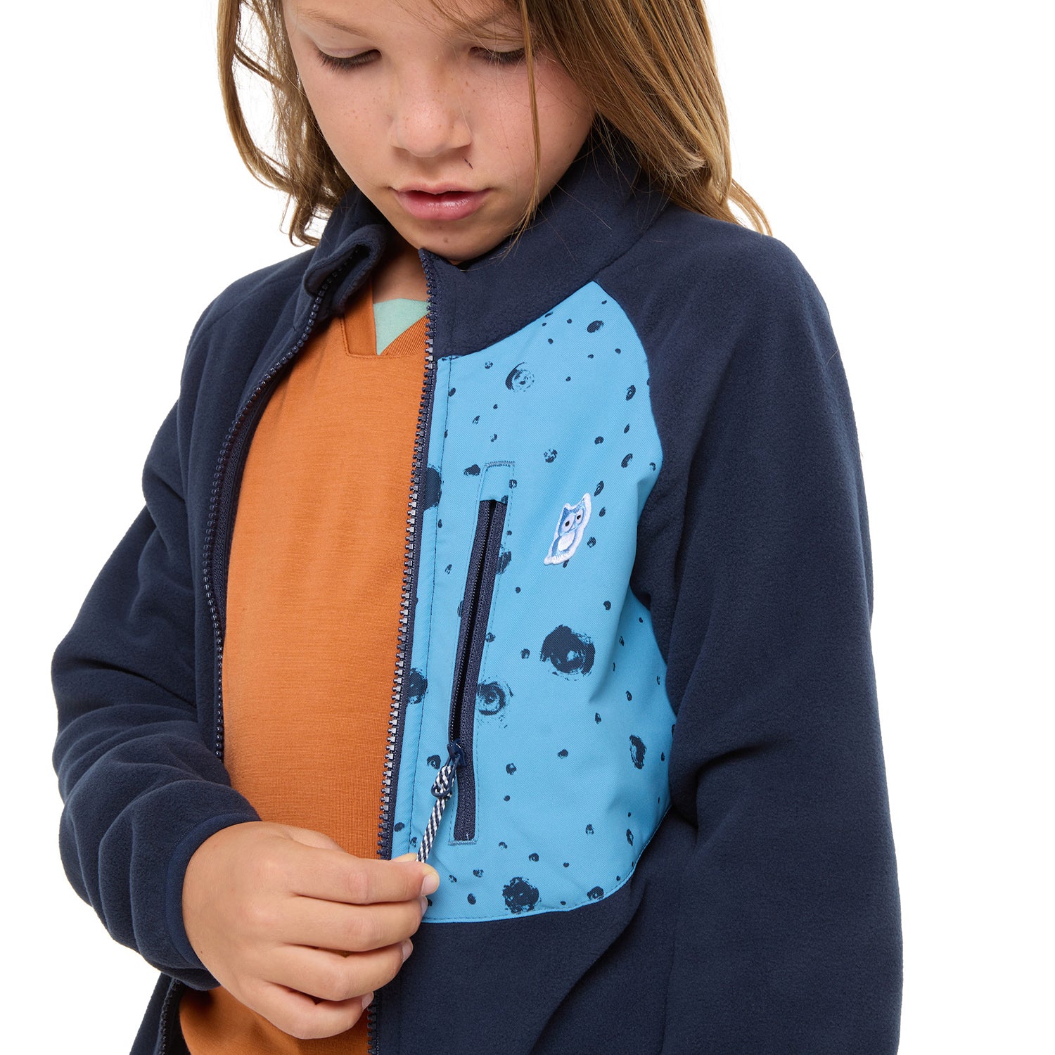 Namuk Kids Avan Bio Fleece Jacket True navy Bluebalu 5