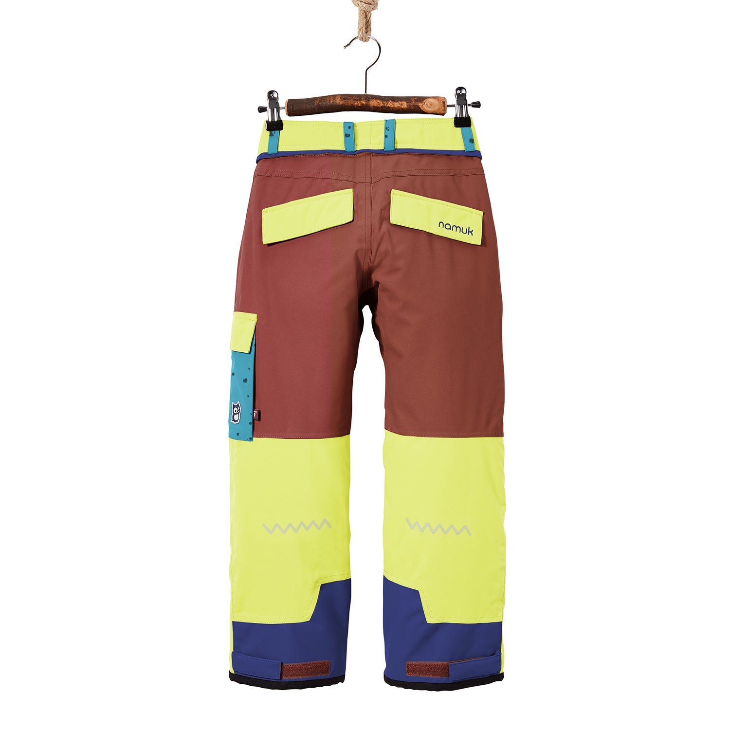 Namuk Kids Crusade Snow Pants Terra Lime 2