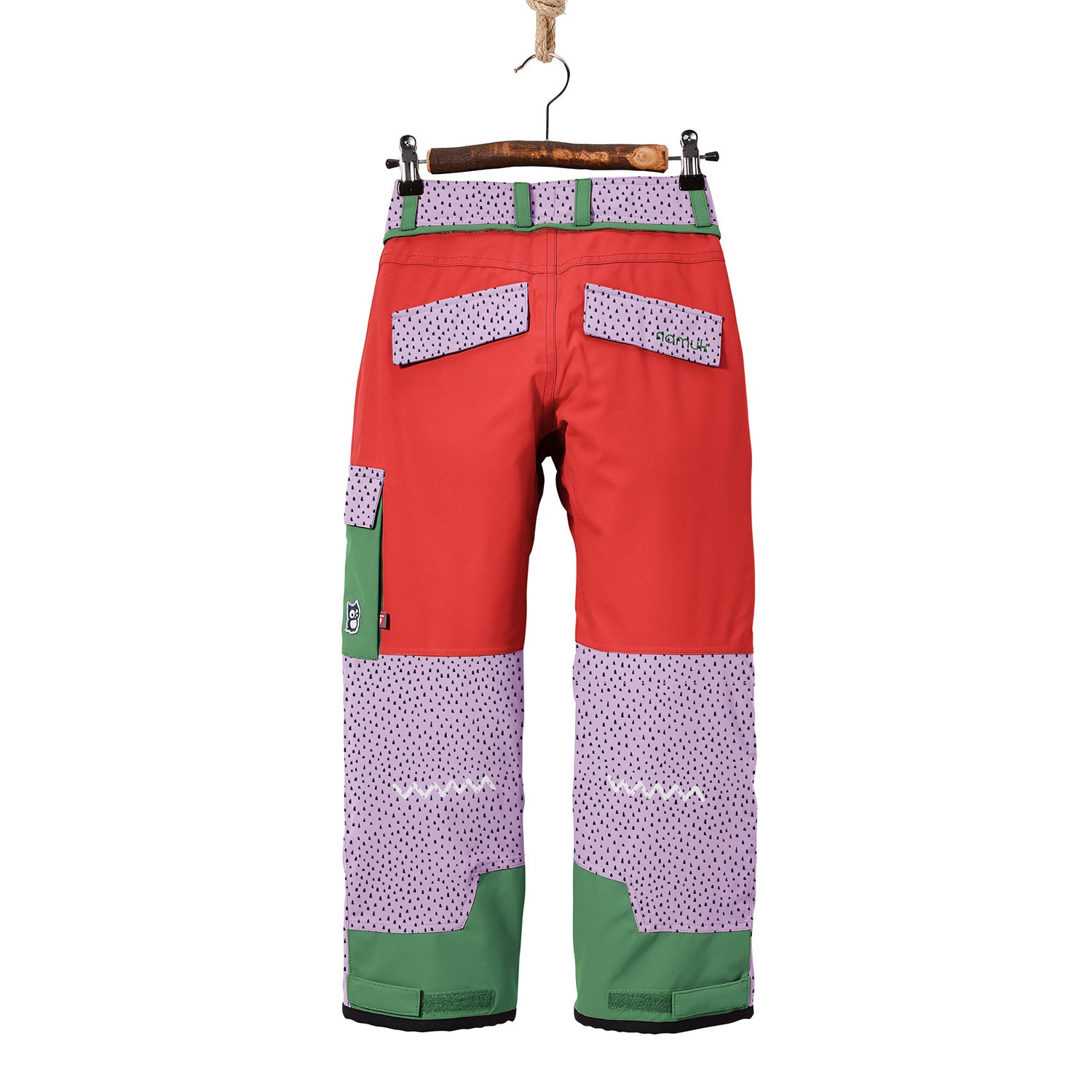 Namuk Kids Crusade Snow Pants Tomato Purple beans 2