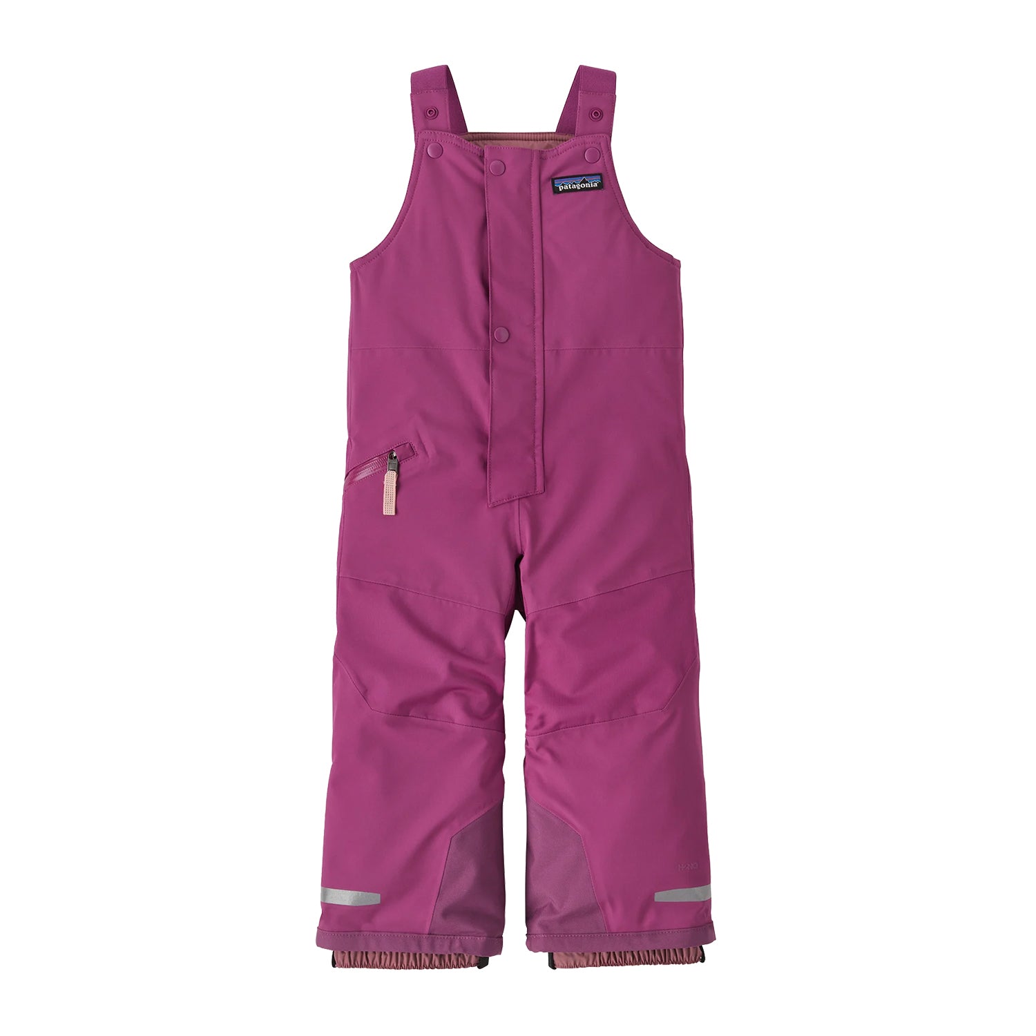 Patagonia Baby Snow Pile Bibs Amaranth Pink 1