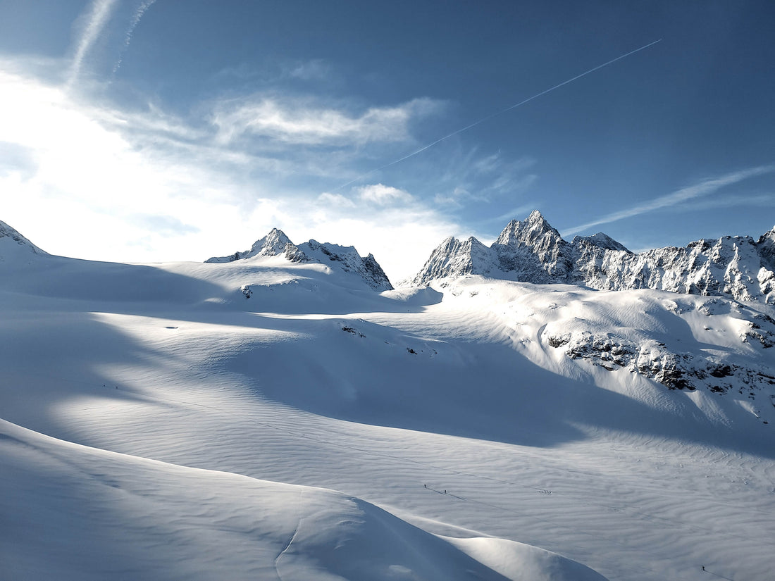 A view of the Silvrettagletscher captured on the Guides de Verbier expedition, Silvretta Haute Route
