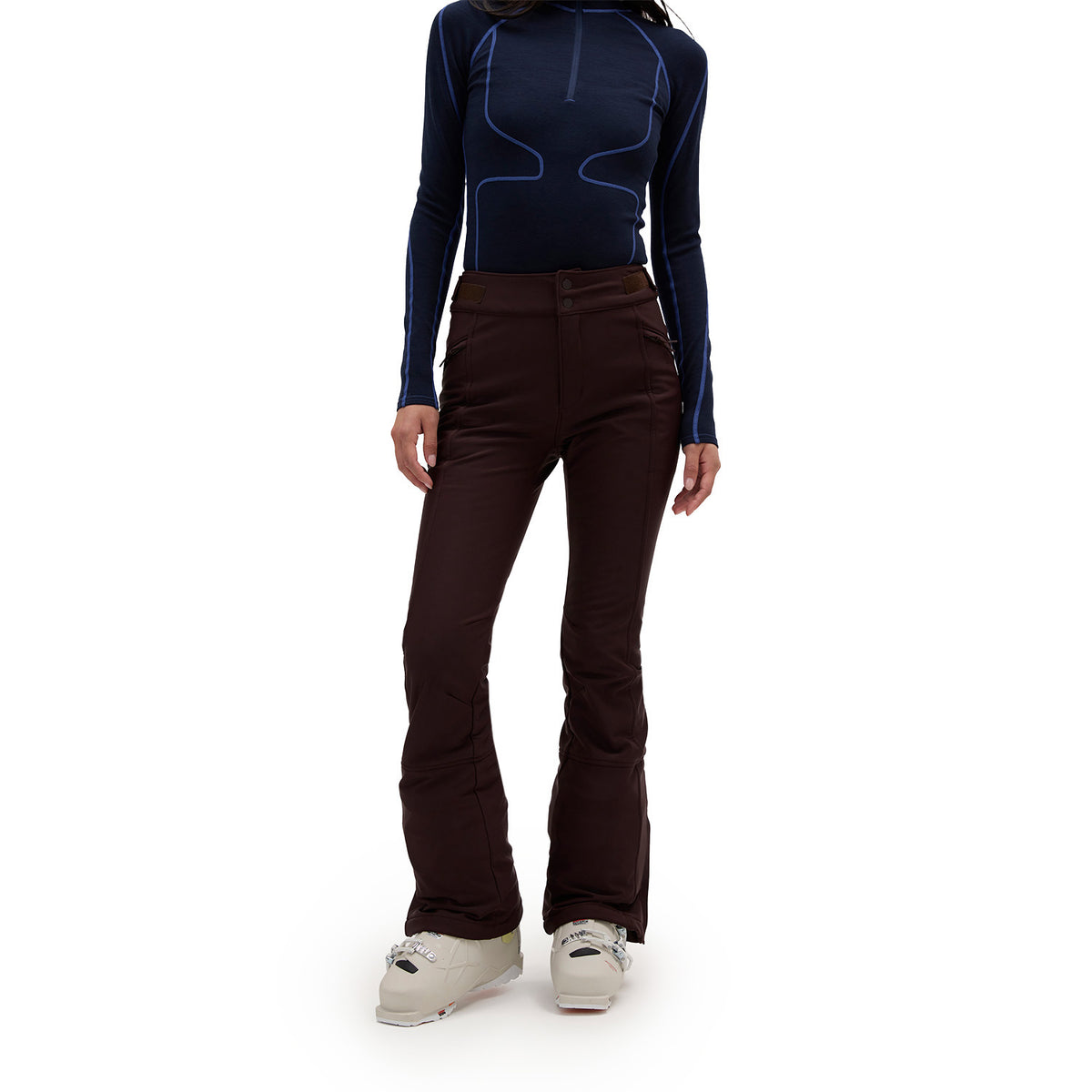 Halfdays Womens Emma Soft Shell Pant Americano 2