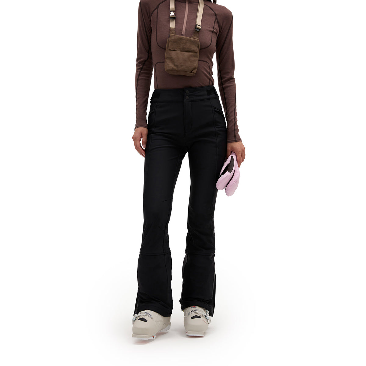 Halfdays Womens Emma Soft Shell Pant Black 2