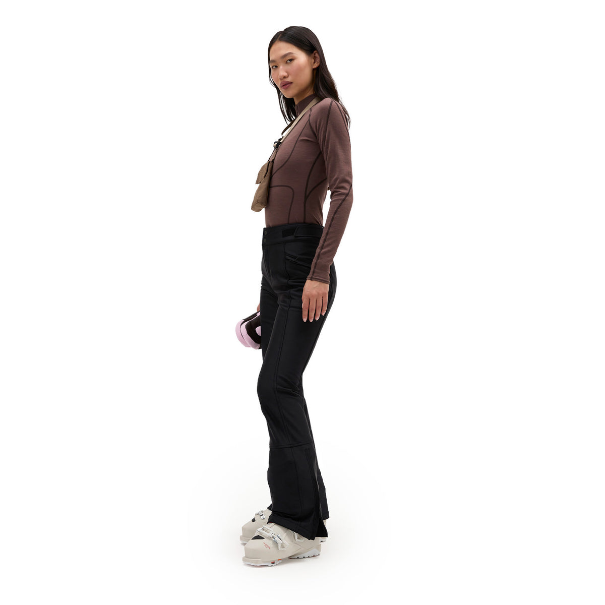 Halfdays Womens Emma Soft Shell Pant Black 3