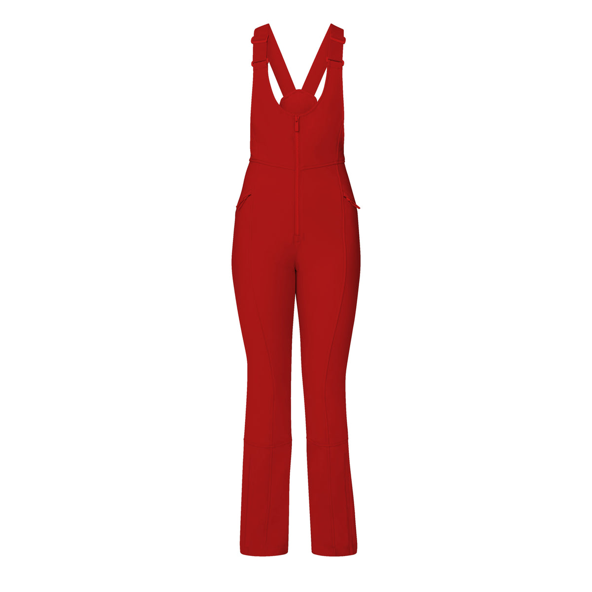 Halfdays Womens Isabel Soft Shell Bib Pant Rouge 1