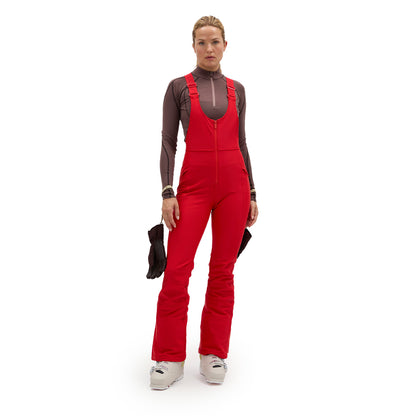 Halfdays Womens Isabel Soft Shell Bib Pant Rouge 2