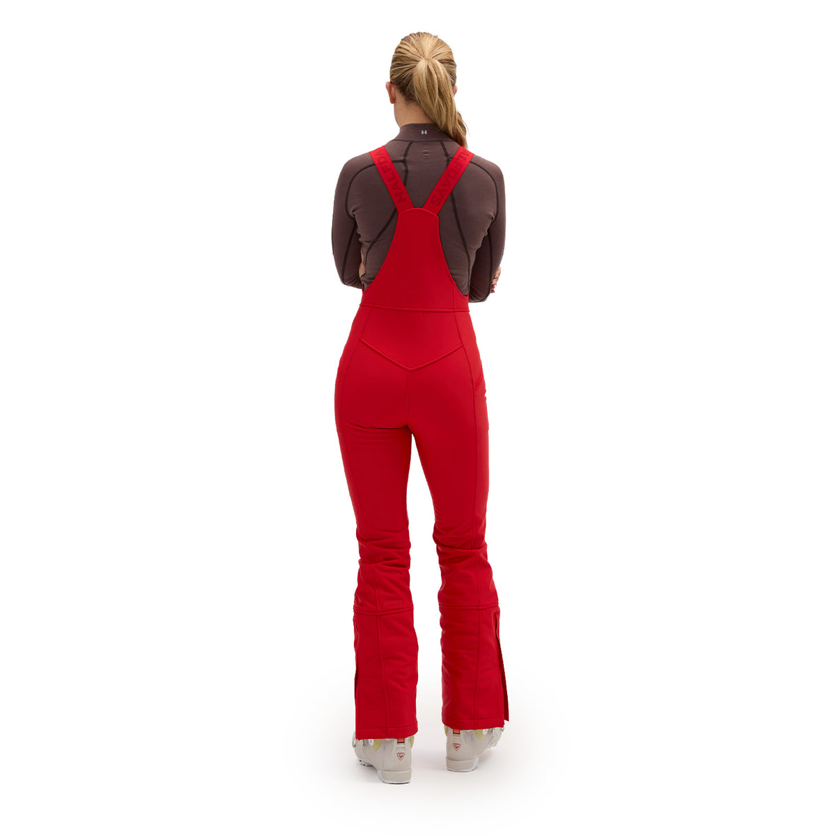 Halfdays Womens Isabel Soft Shell Bib Pant Rouge 6