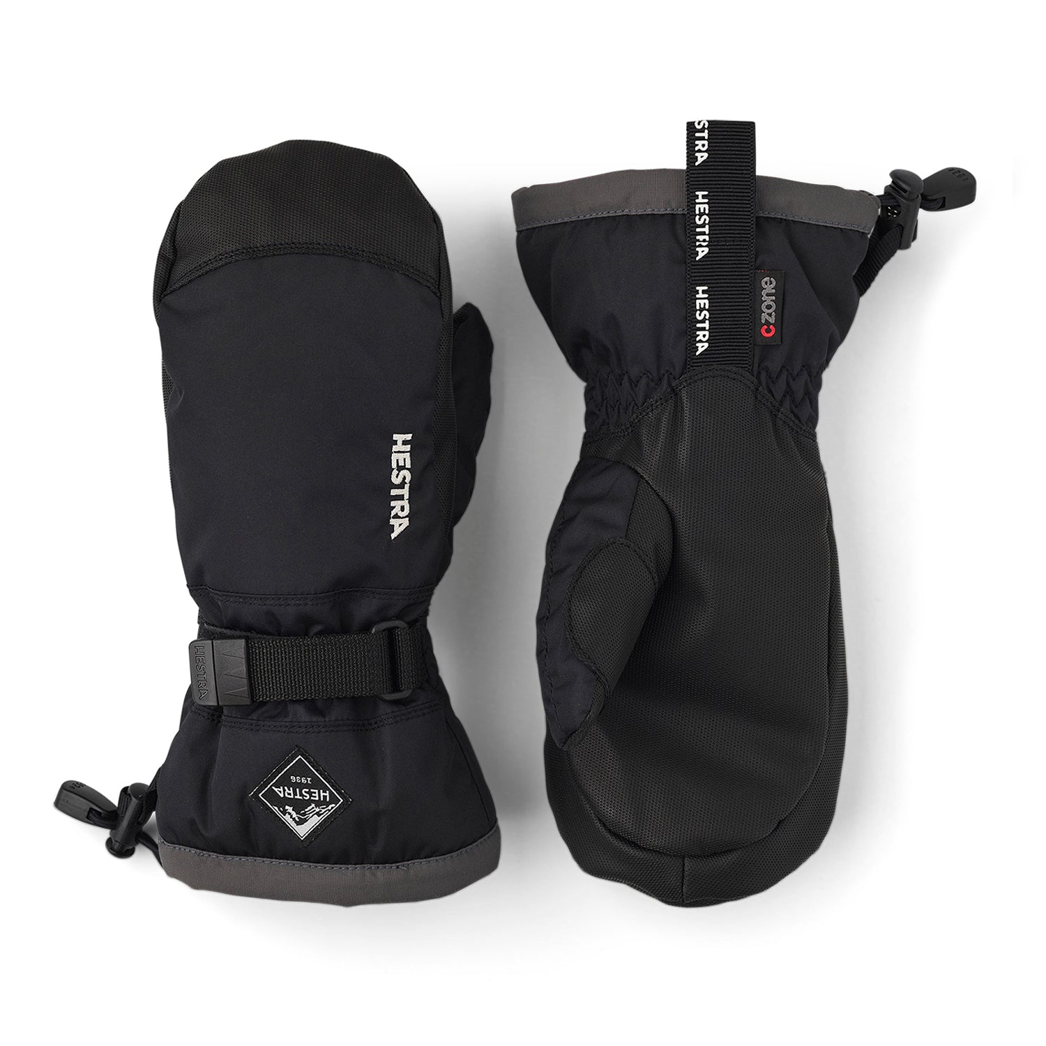 Hestra Gauntlet Czone Jr Mitt Black Grey 1
