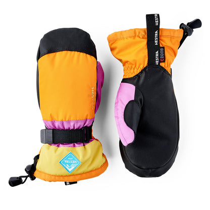 Hestra Gauntlet Czone Jr Mitt Orange Multi 1