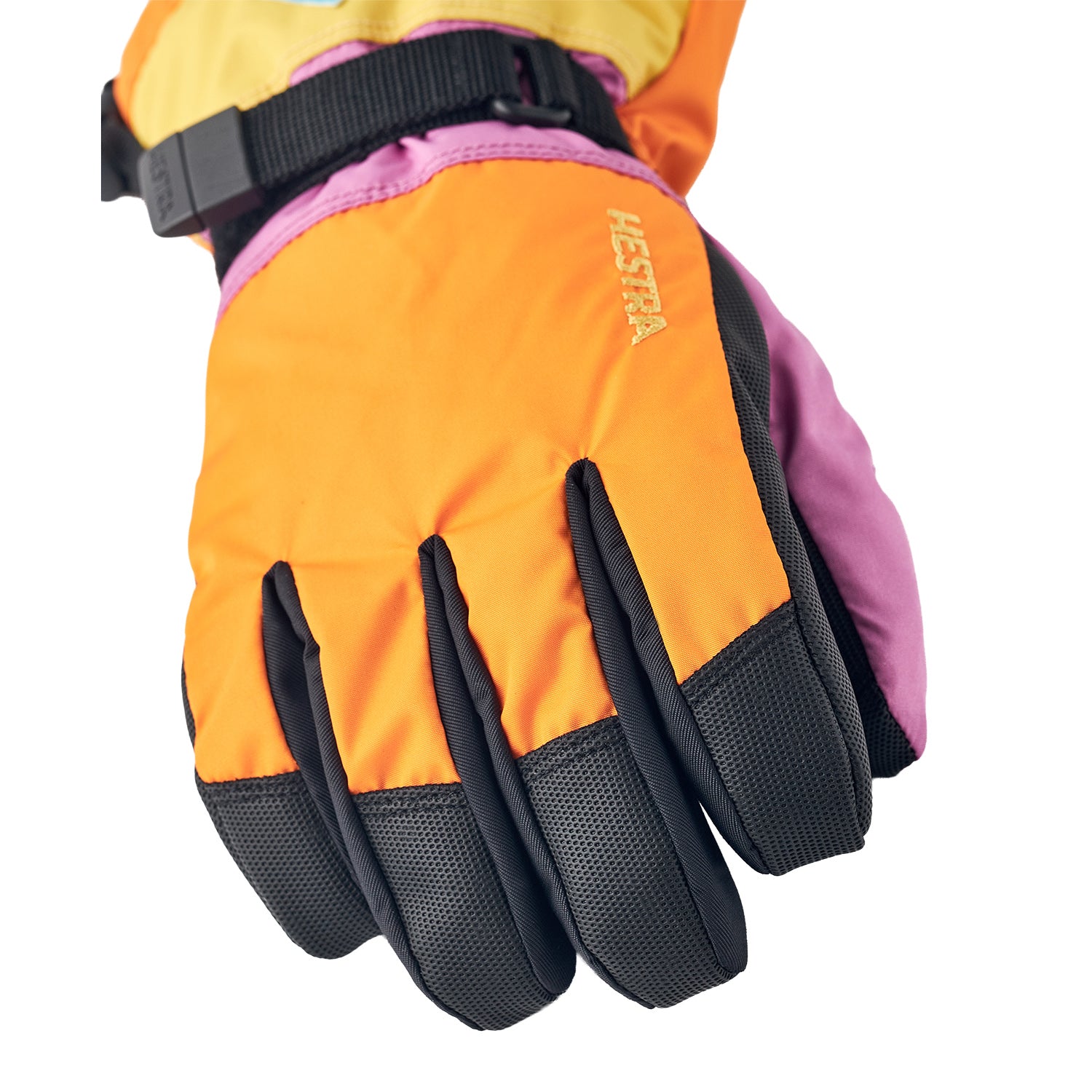 Hestra Gauntlet Czone Jr Orange Multi 2