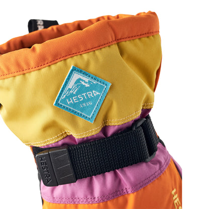 Hestra Gauntlet Czone Jr Orange Multi 4
