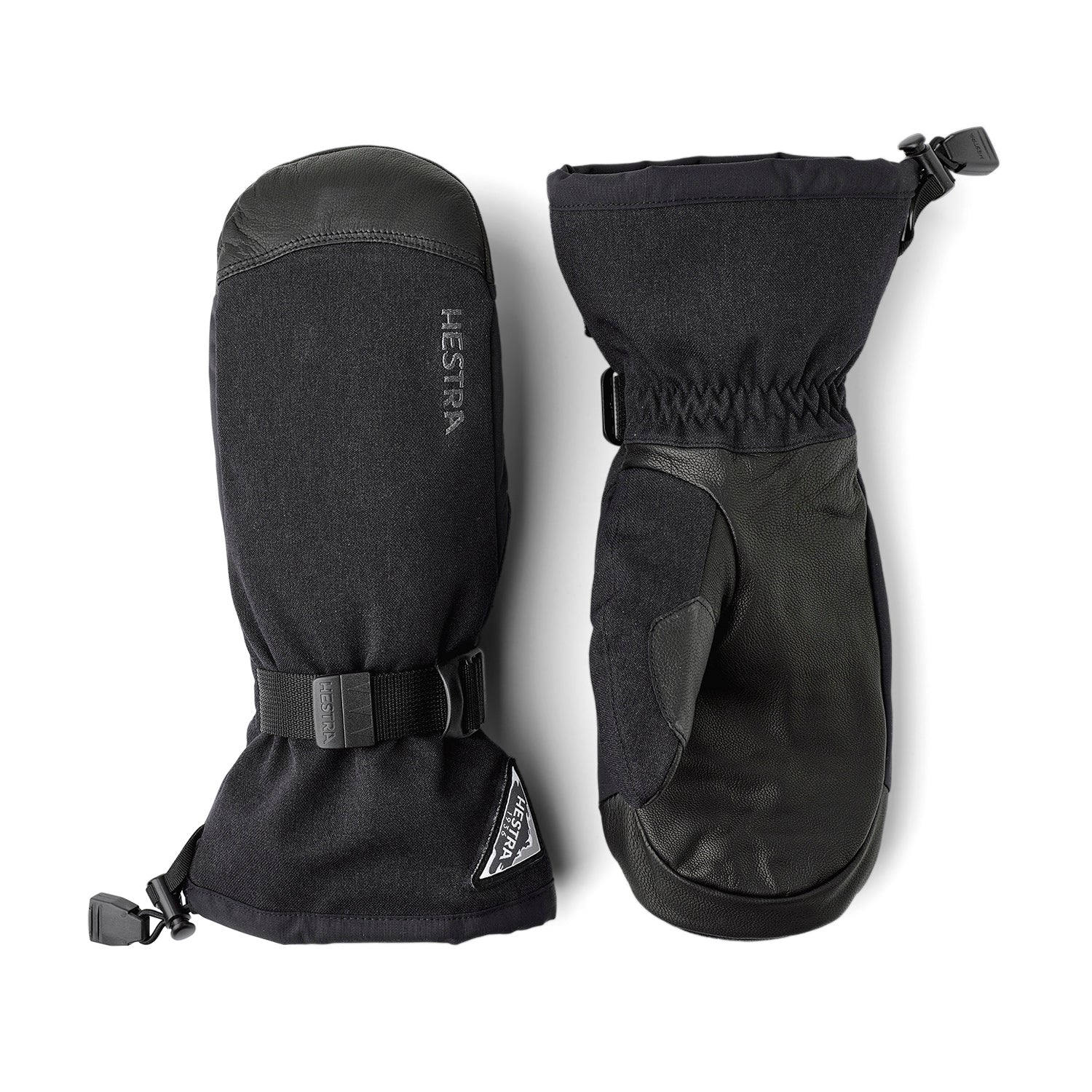 Hestra Powder Gauntlet Mitt Black 1