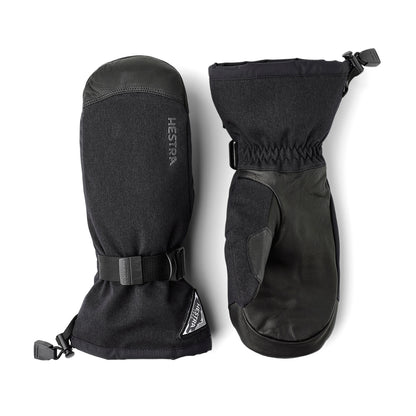 Hestra Powder Gauntlet Mitt Black 1