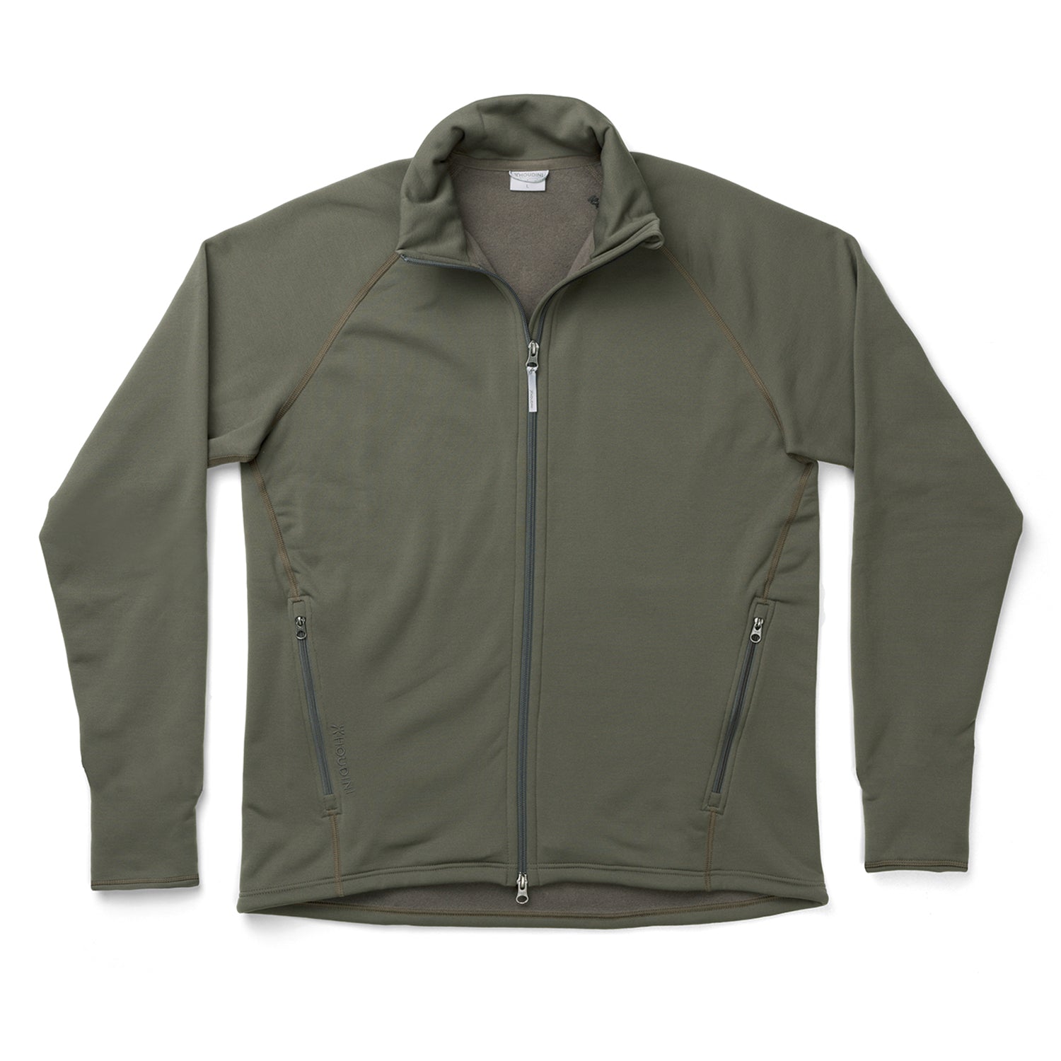 Houdini Mens Power Up Jacket Baremark Green 1