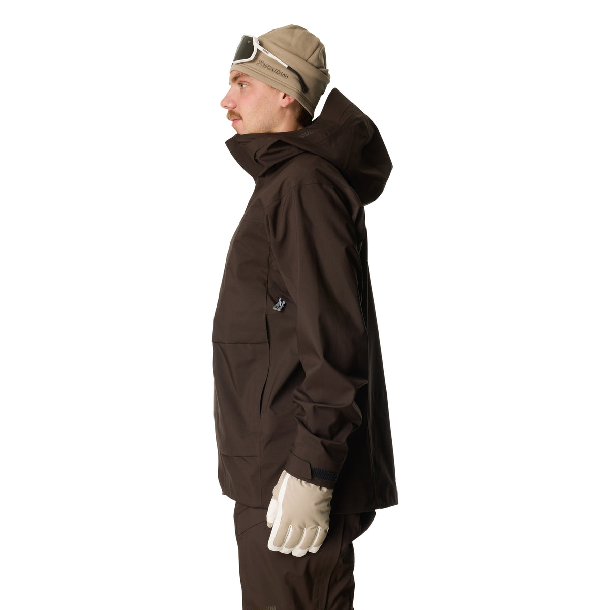 Houdini Mens Rollercoaster Jacket Brown Illusion 3