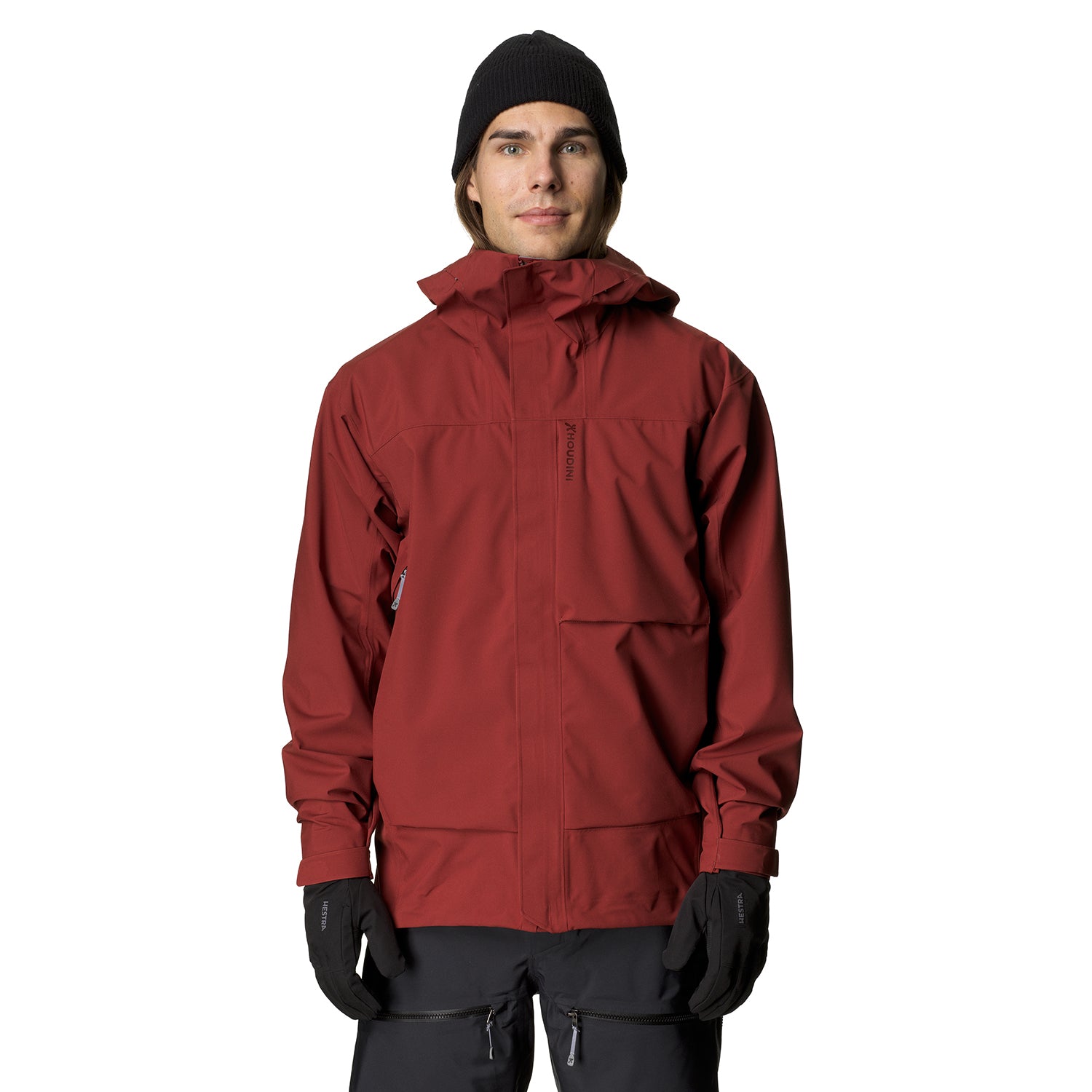 Houdini Mens Rollercoaster Jacket Deep Red 2