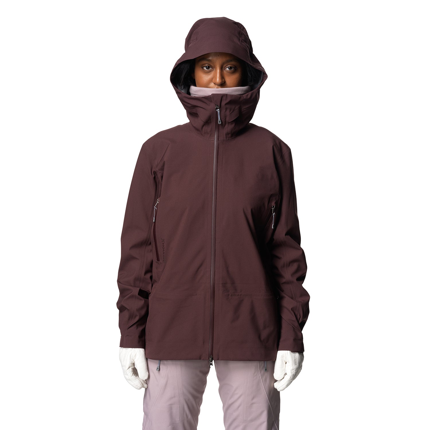 Houdini Womens Ride Jacket Red Illusion 2