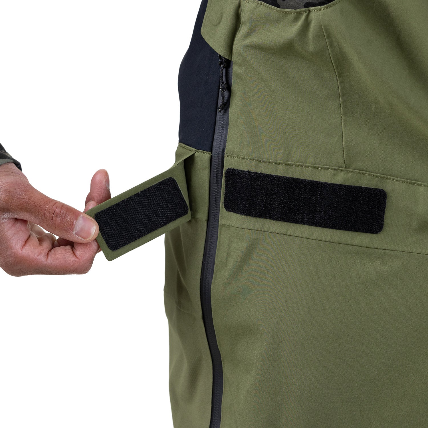 Jones Mens MTN Surf Bibs Moss Green 5