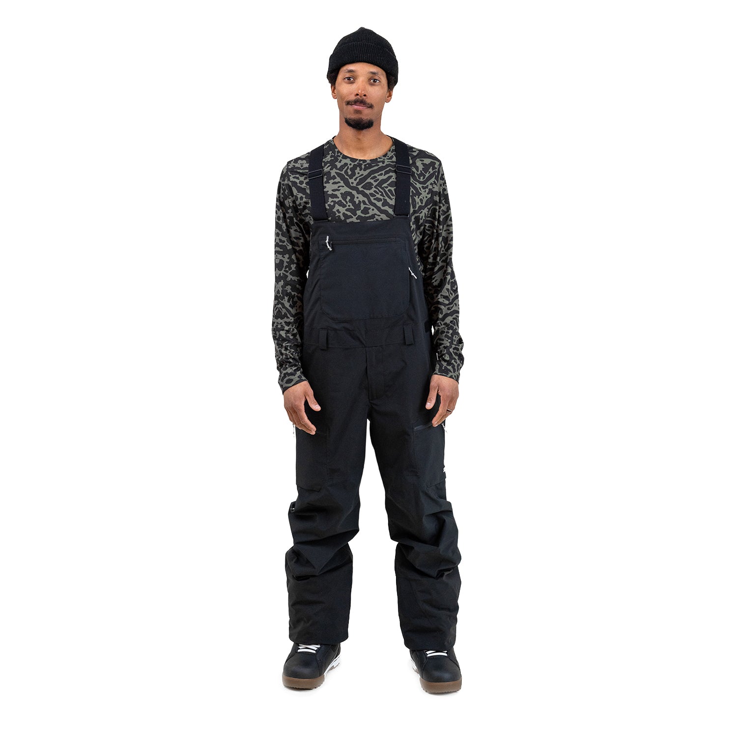 Jones Mens MTN Surf Bibs Stealth Black 2