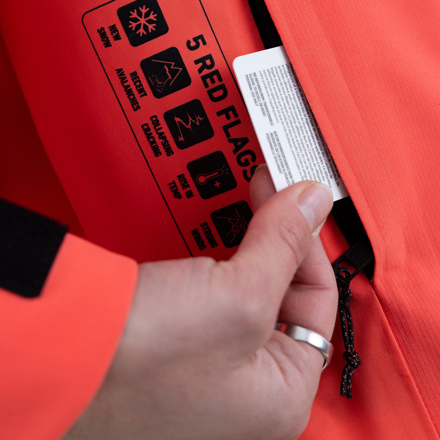 Jones Womens MTN Surf Anorak Deep Coral 4