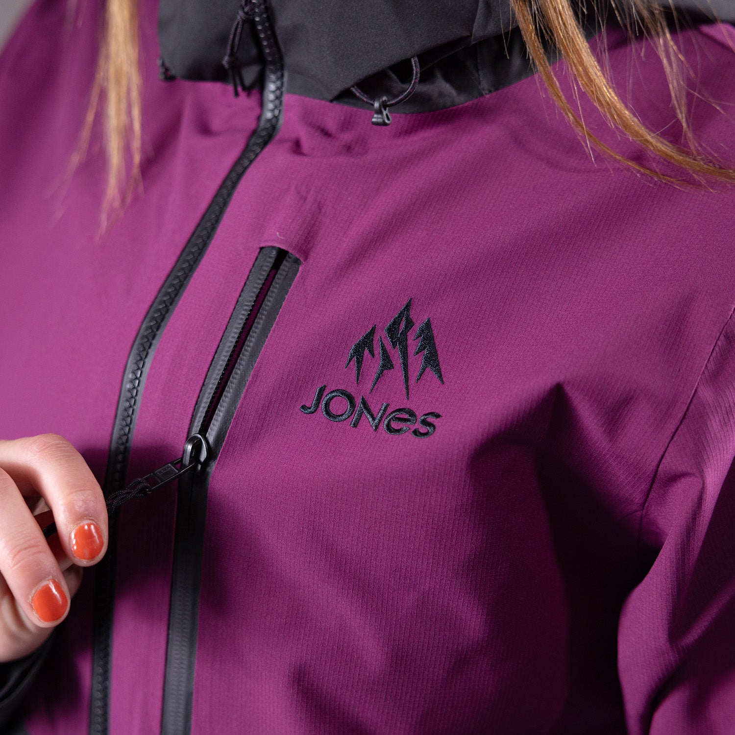 Jones Womens MTN Surf Jacket Deep Purple 7