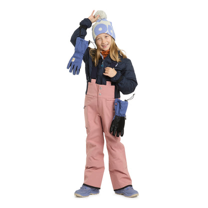 Namuk Kids Dait 3 Layer All Season Bib Pants Dark Rose 4
