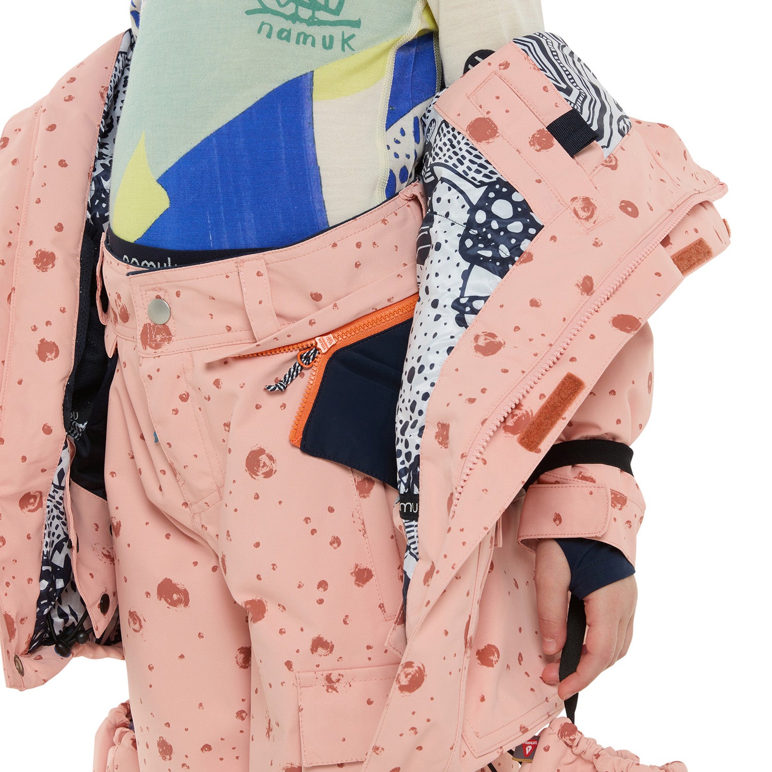 Namuk Kids Mission Snow Jacket Sunset rose 7