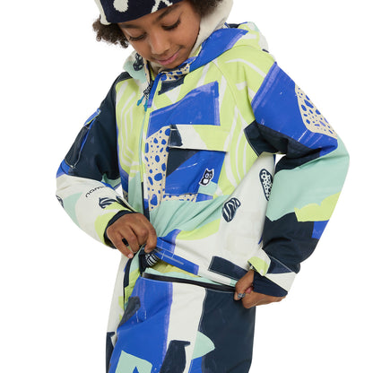 Namuk Kids Quest Snow Overall Blue marin Lime 4