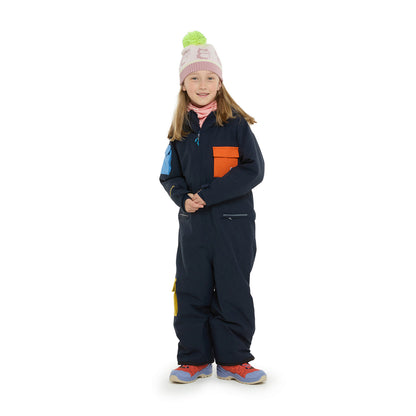 Namuk Kids Quest Snow Overall True navy Corporate red 3