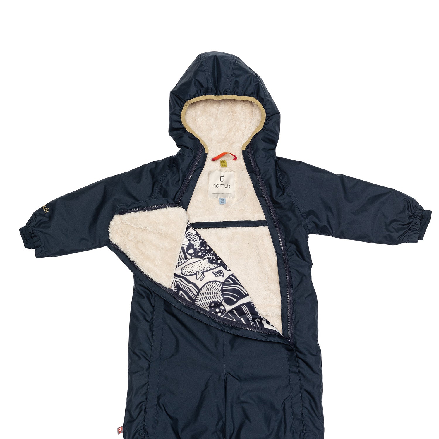 Namuk Zack Baby Winter Overall True navy 3