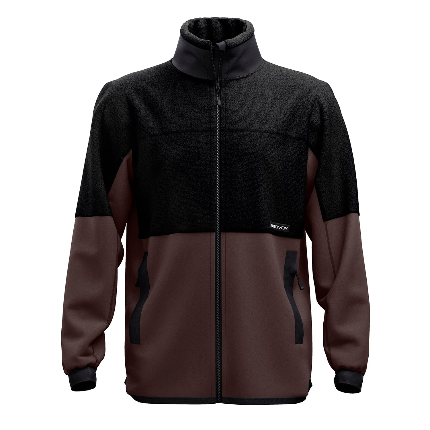 Ortovox Mens Fleece Teddy Jacket Black Raven 1