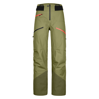 Ortovox Womens 3L Deep Shell Pants Wild Herbs 1