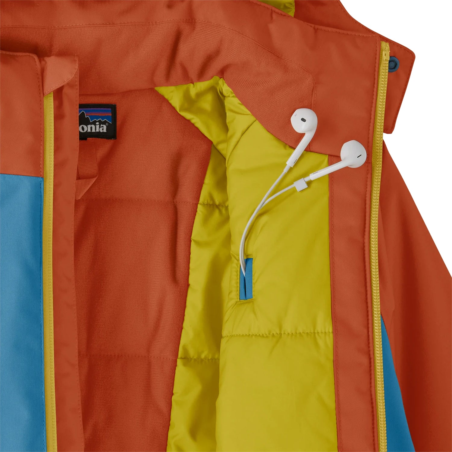 Patagonia Boys Snowshot Jacket Wavy Blue 4