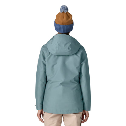 Patagonia Womens Insulated Powder Town Jacket Blue Sage 3