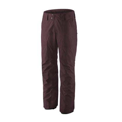 Patagonia Womens Insulated Powder Town Pants Obsidian Plum 1