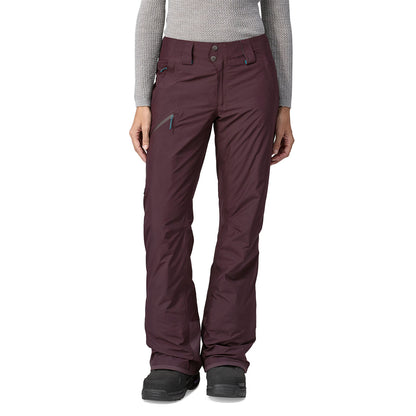 Patagonia Womens Insulated Powder Town Pants Obsidian Plum 2