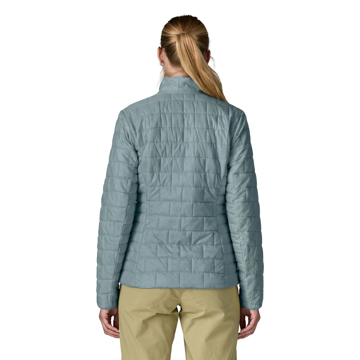 Patagonia Womens Nano Puff Jacket Sage Blue 3
