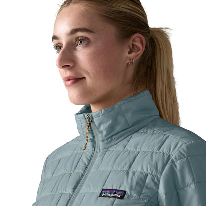 Patagonia Womens Nano Puff Jacket Sage Blue 4