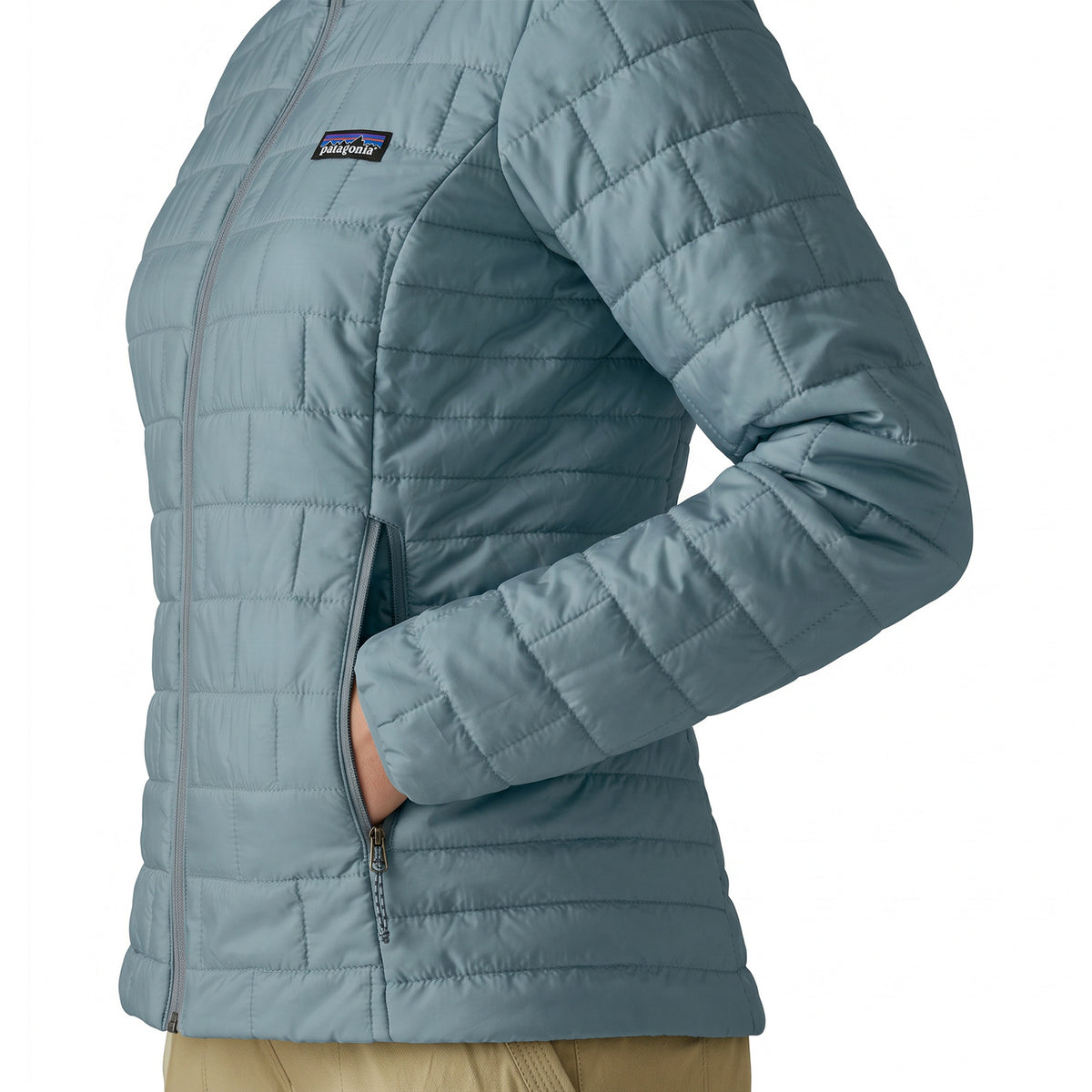 Patagonia Womens Nano Puff Jacket Sage Blue 5