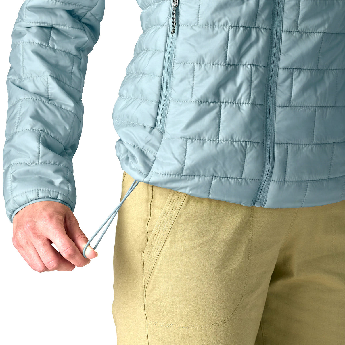 Patagonia Womens Nano Puff Jacket Sage Blue 7