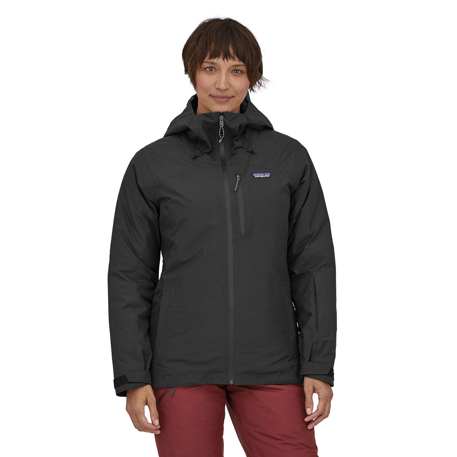 Patagonia Womens Powder Town Jacket Black 2
