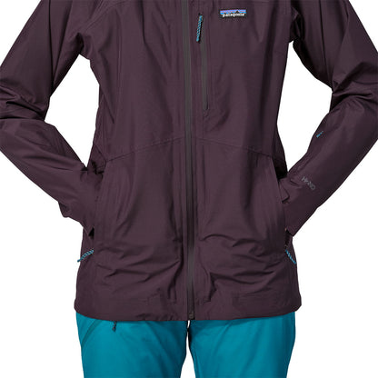 Patagonia Womens Powder Town Jacket Obsidian Plum 5
