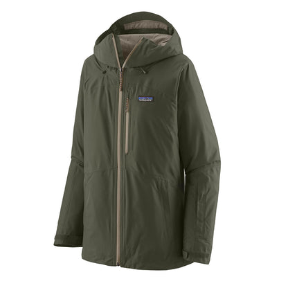 Patagonia Womens Powder Town Jacket Pine Needle Green 1