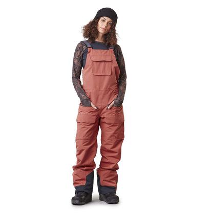 Picture Womens U10 Bib pants Marsala 3