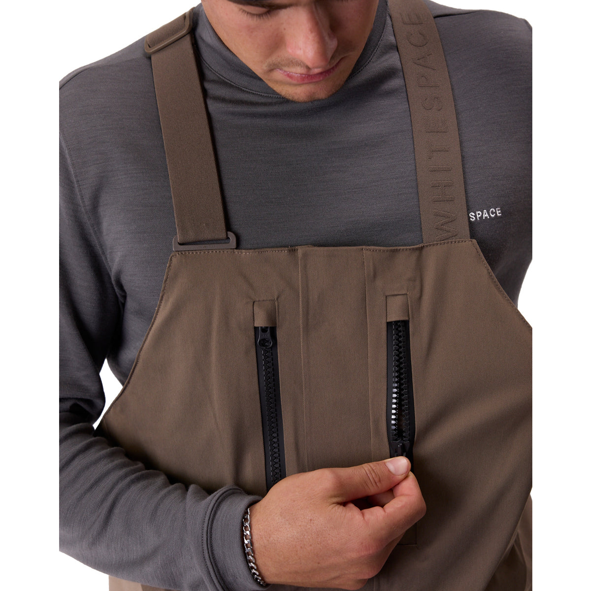 Whitespace Men's 2L Cargo Insulated Bib Pant