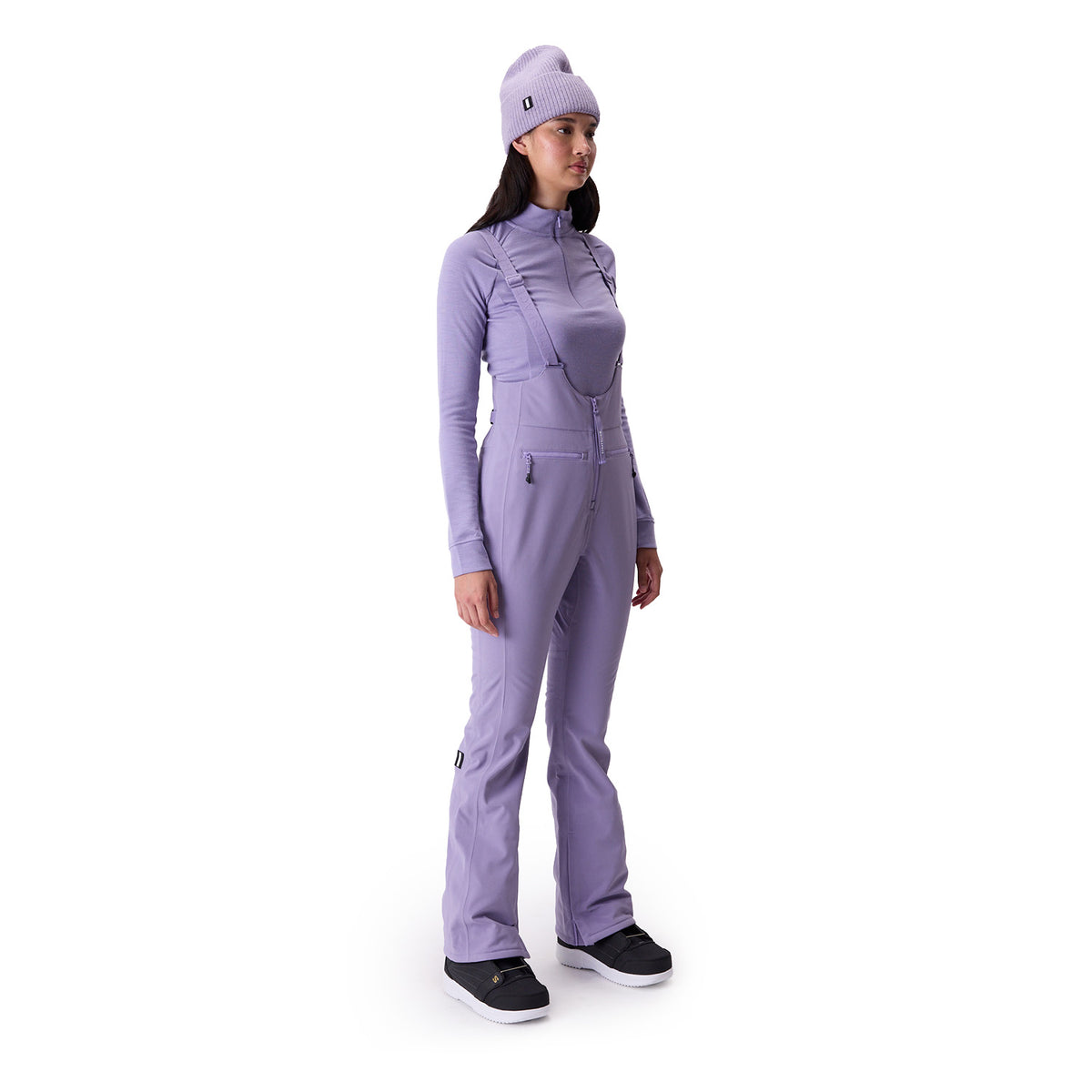 Whitespace Women's High Waisted Bib Pant