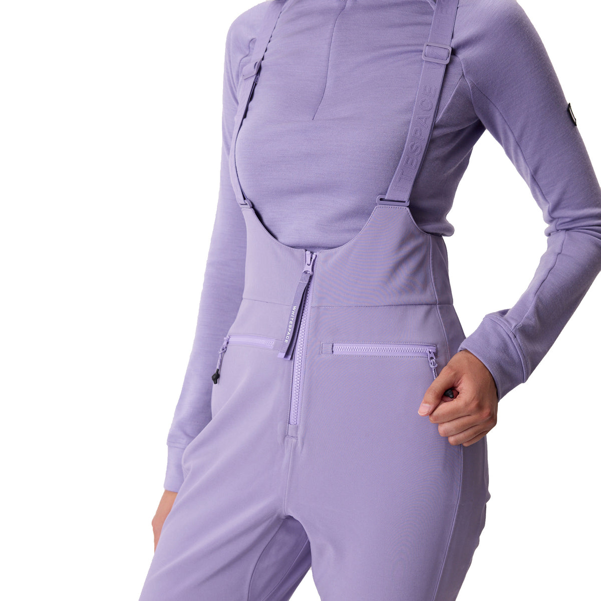 Whitespace Womens High Waisted Bib Pant Daybreak 4